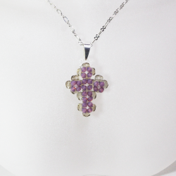 Pendant 40cm - Trevina-Silver Chain - Pendant 40cm - Laiton argenté